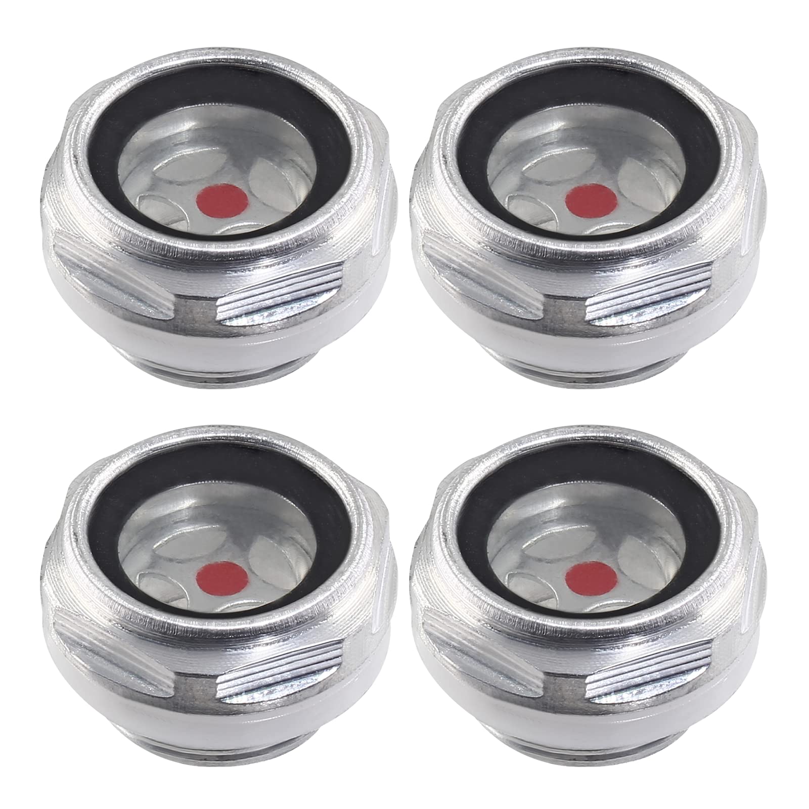 4Pcs Aluminum Alloy Hex Oil Sight Glass G1/2