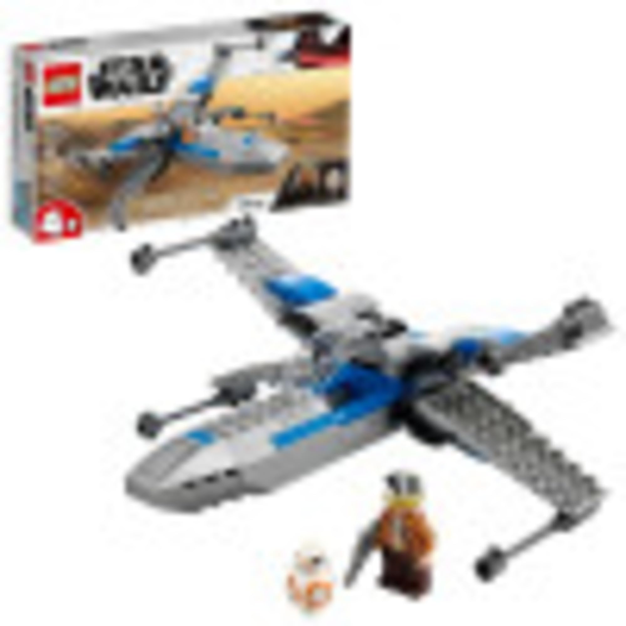 LEGO Star Wars Resistance X-Wing Fighter 75297 Building Kit - 60-Piece Starfighter Model with Poe Dameron & BB-8 Minifigures | Creative Building Toy for Kids Ages 4+ | Perfect for Star Wars Playtime, Birthday Gifts & Collectors Display (2021 Edition)