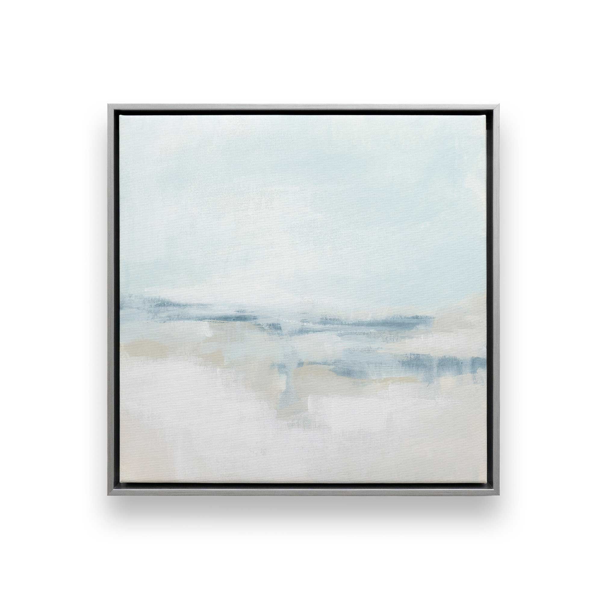 Cloudy Shoreline Hues II Canvas Wall Art Print - Coastal Beach Decor for Living Room, Bedroom & Office