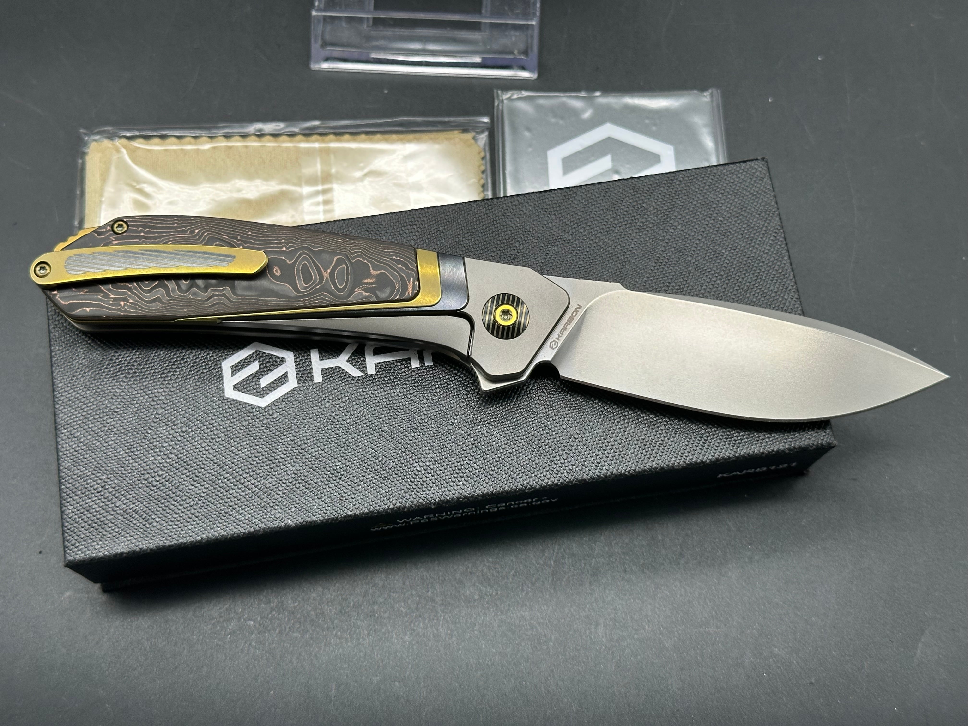 Premium Karbon Knives Smokeshow Collection - High-Performance Kitchen Knives Set for Professional Chefs & Home Cooking - Perfect for Slicing, Dicing, and Food Preparation
