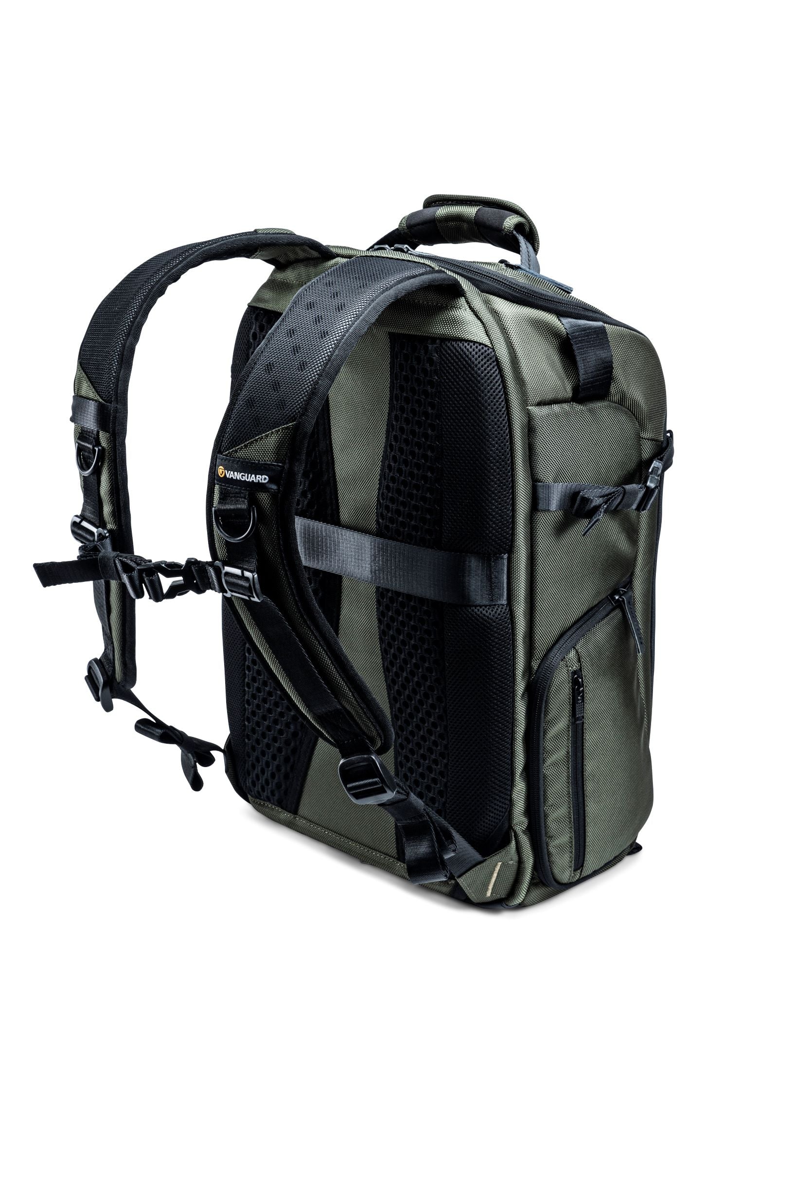 VEO SELECT 48BF Professional DSLR Camera Backpack for Photographers - Waterproof Green Photography Bag with Customizable Dividers | Perfect for Travel, Hiking & Outdoor Photography