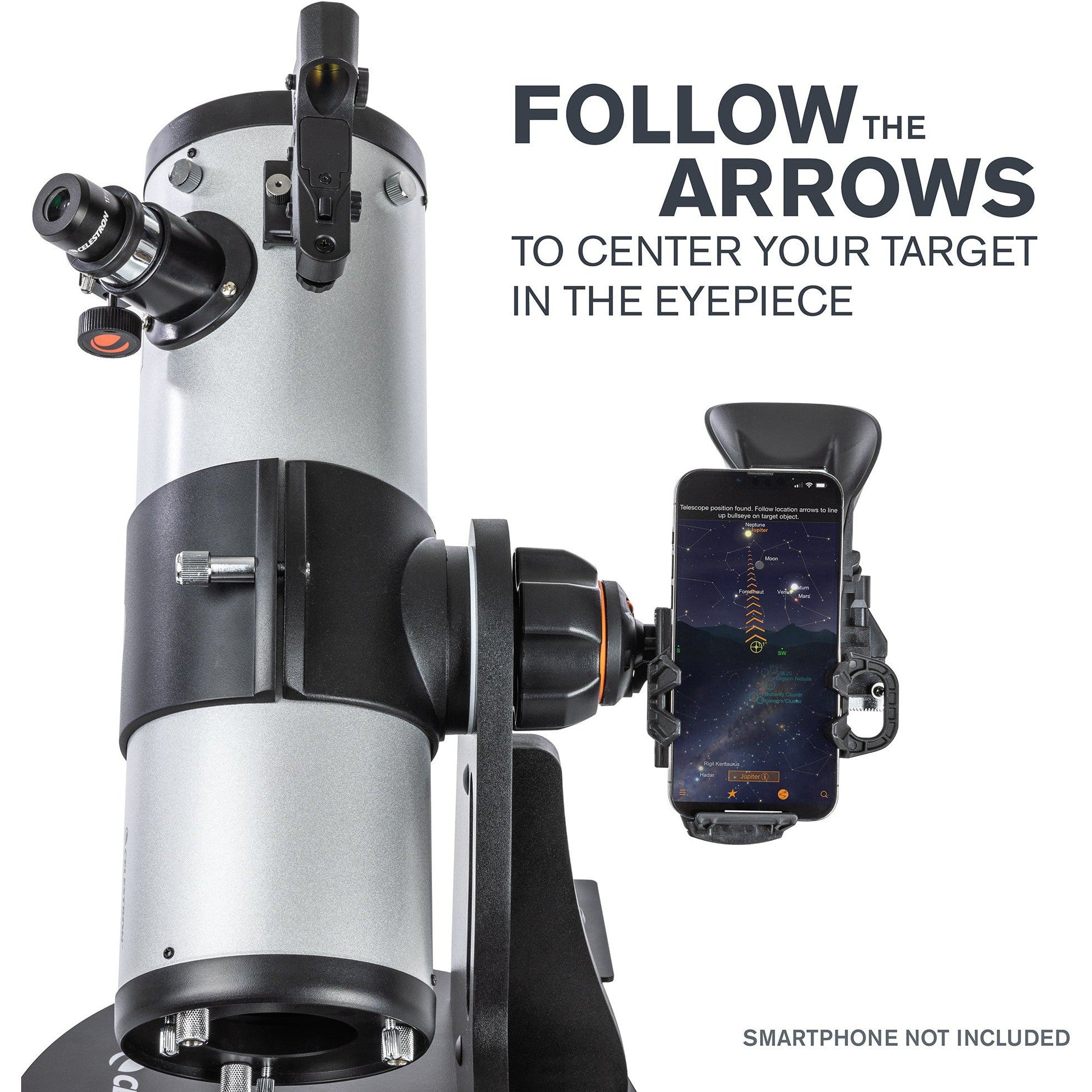 Used StarSense Explorer 114mm Smartphone App Enabled Tabletop Dobsonian Telescope - Portable Astronomy Telescope for Beginners, Stargazing & Backyard Observation