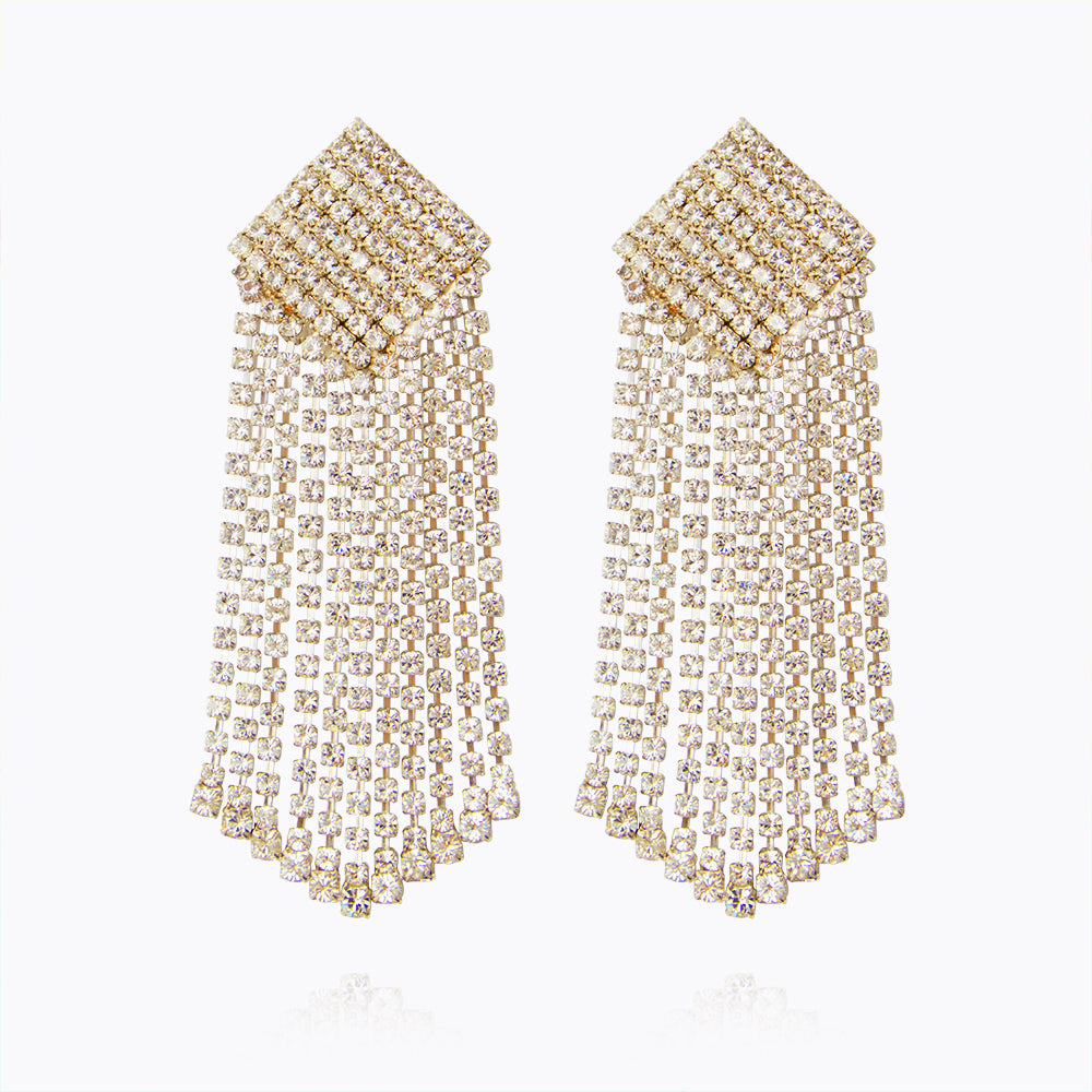 Elegant Jodie Crystal Earrings for Women - Sparkling Dangle Earrings for Party, Wedding & Evening Events