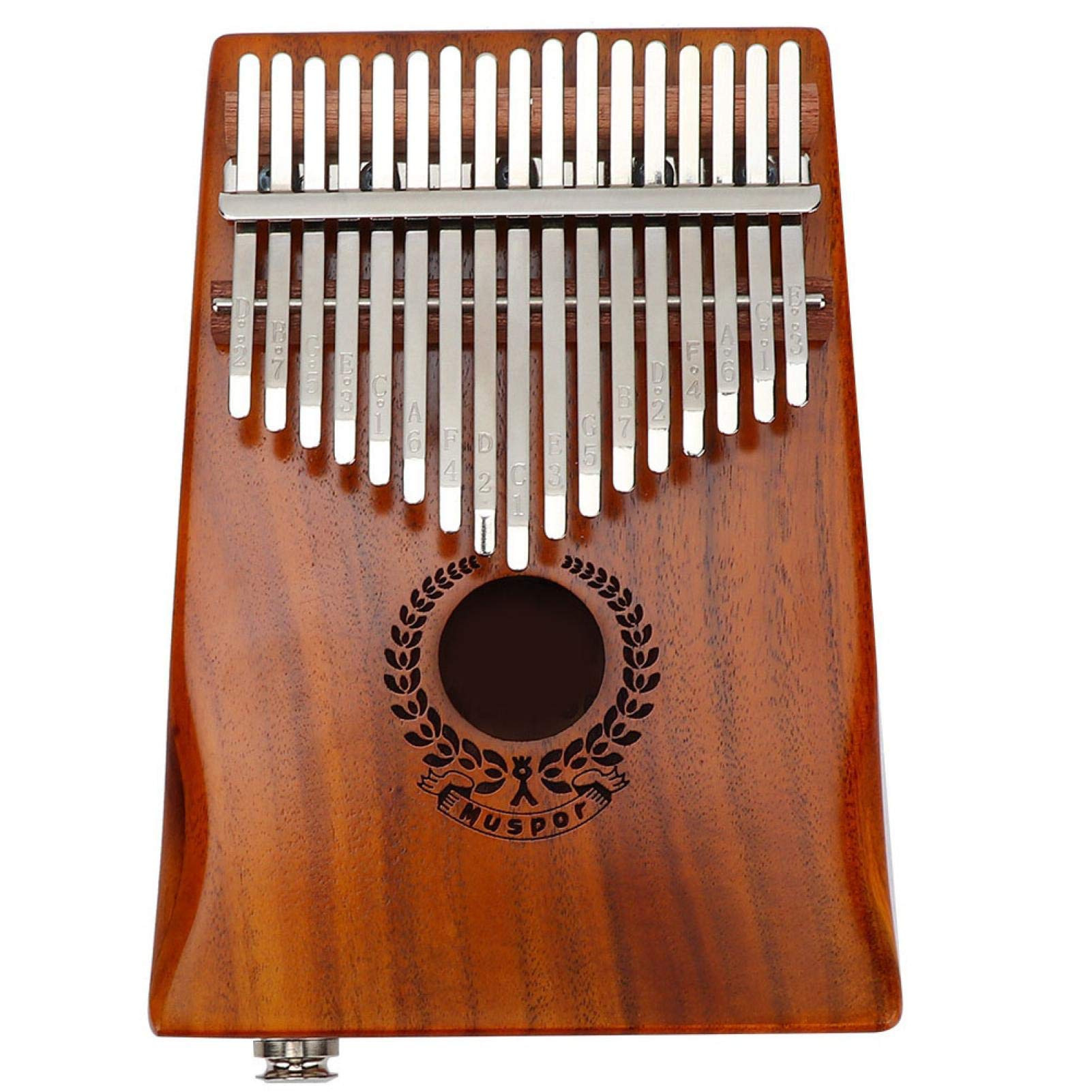 Emoshayoga 17 Key Thumb Piano - Professional Kalimba Instrument with Clear Metal Tines for Beginners | Portable Finger Piano for Stage Performance, Meditation, Music Therapy & Gift Giving