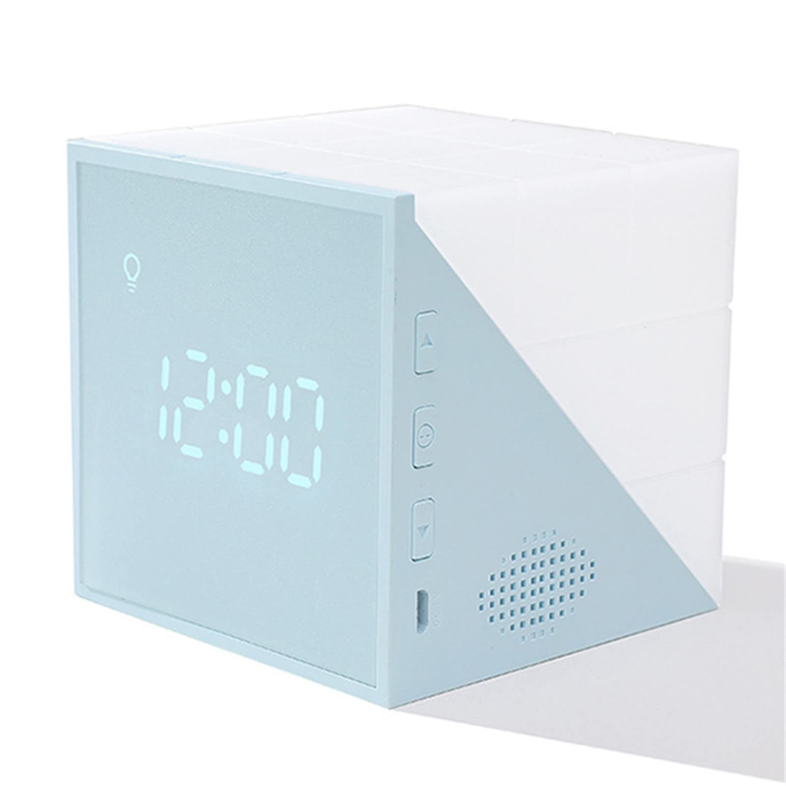 Kids LED Alarm Clock - Creative Time Cube with Digital Display for Children, Students & Home Use | Small Electronic Desktop Clock for Bedroom, Office & Travel