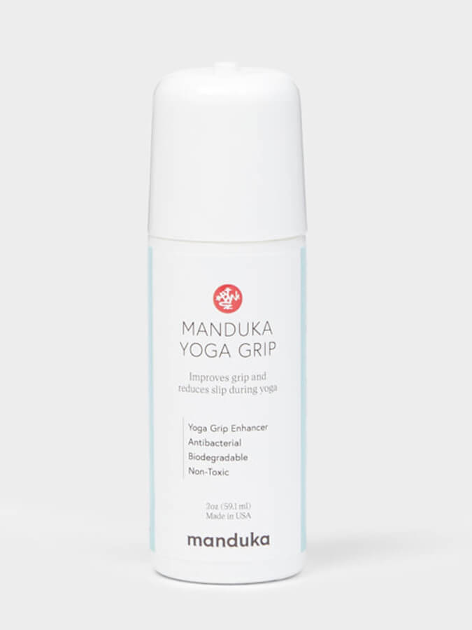 Manduka Yoga Grip Gel - 2oz (56ml) Non-Slip Hand Grip Enhancer for Yoga, Pilates & Workouts - Citrus Scented for Freshness - Perfect for Hot Yoga, Gym & Home Fitness
