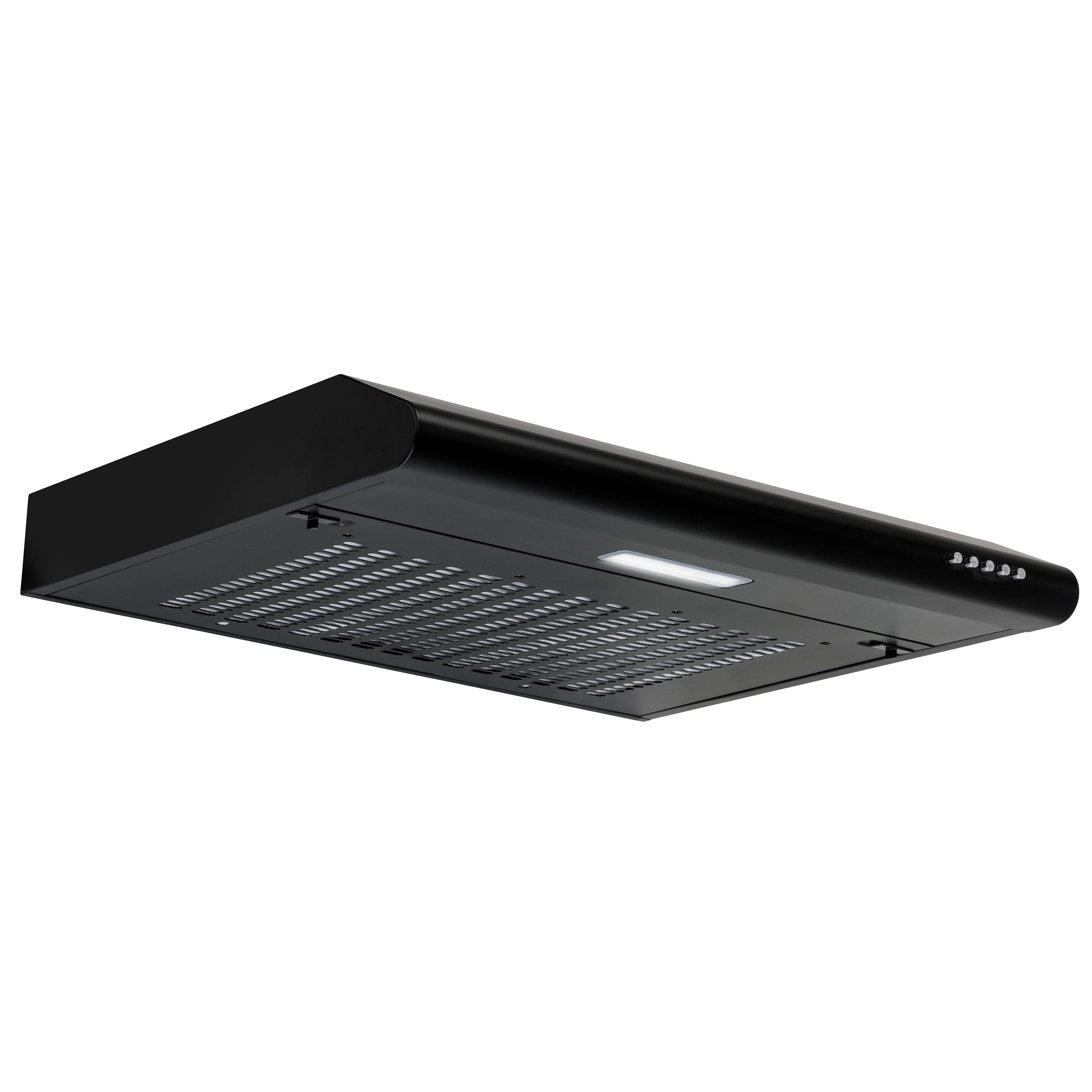 Baridi 60cm Under Cabinet Range Hood - Black Kitchen Extractor Fan with Powerful Ventilation - Perfect for Small Kitchens, Apartments & Cooking Spaces (Model DH107)
