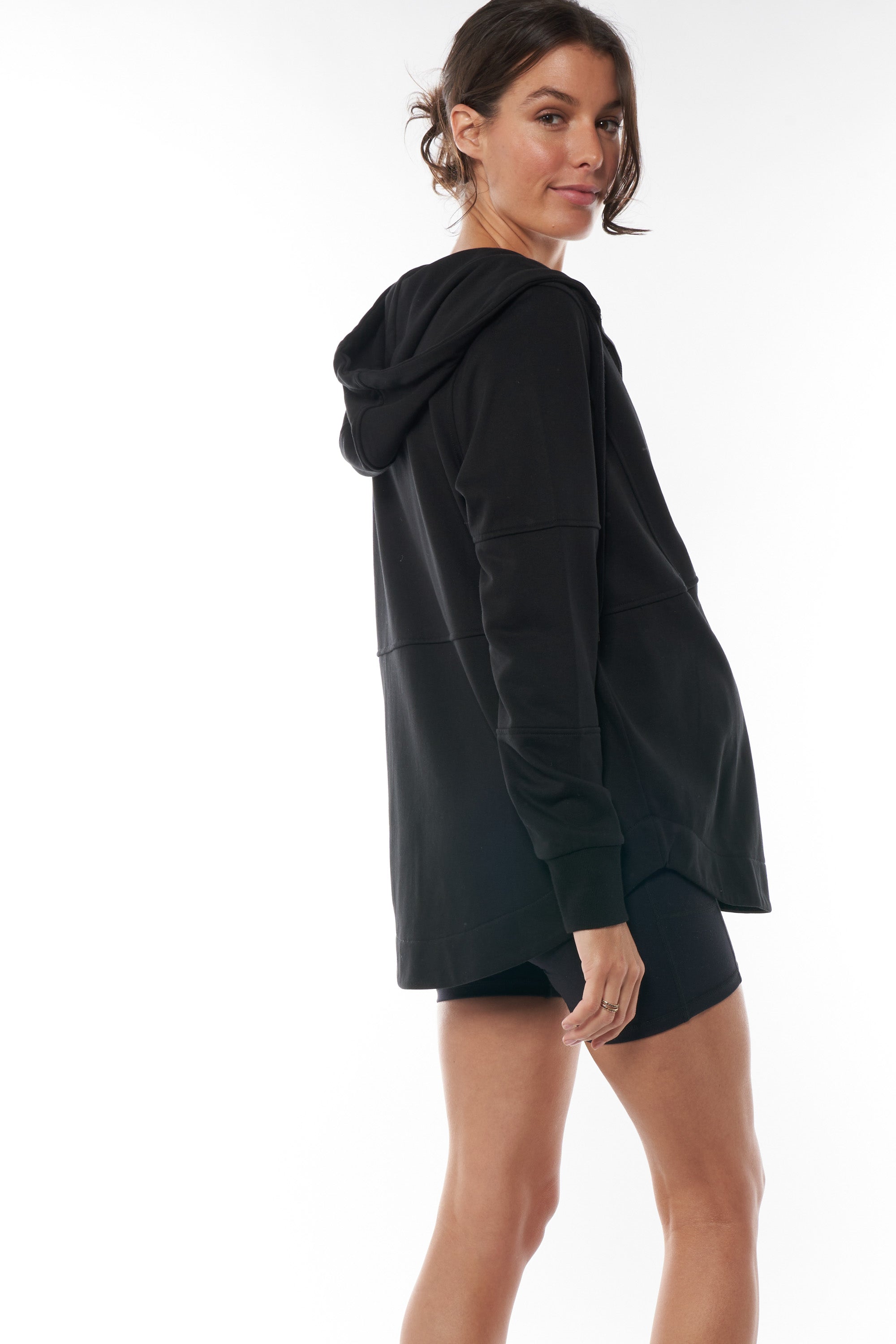 Run With Me Hoodie - Black | Comfortable & Stylish Pullover for Running, Gym & Casual Wear