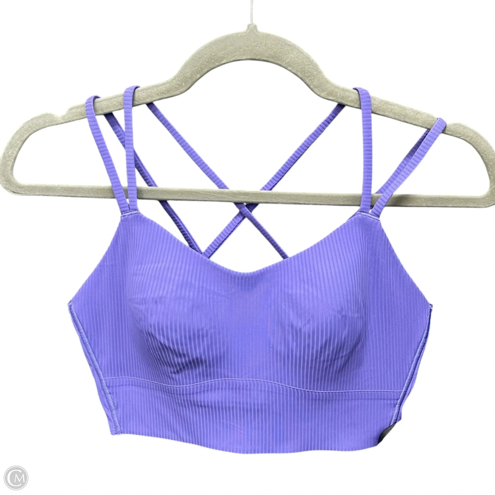 Lululemon Purple Athletic Sports Bra Size 8 - High Support Workout Bra for Running, Yoga & Gym