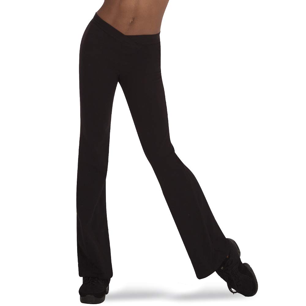 Body Wrappers V-Front Jazz Dance Pants for Women - Stretch Comfort & Style for Ballet, Jazz & Modern Dance Classes