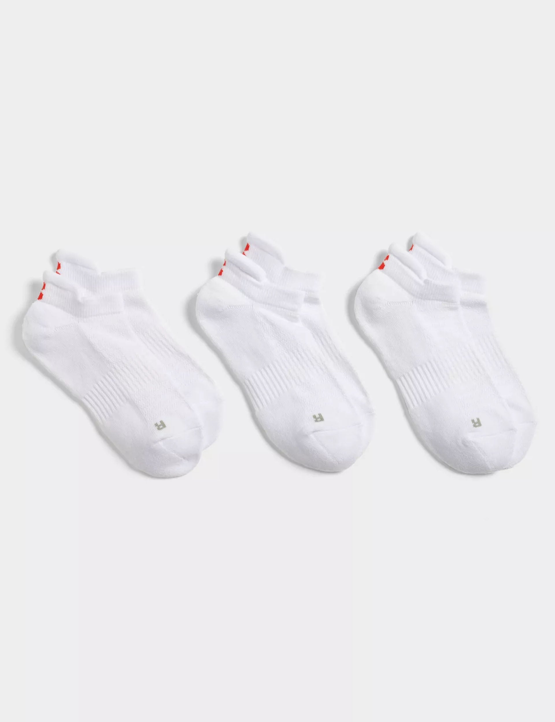 Breathable Workout Trainer Socks 3-Pack - White | Non-Slip Gym & Yoga Socks for Women & Men | Perfect for Running, Fitness & Home Workouts