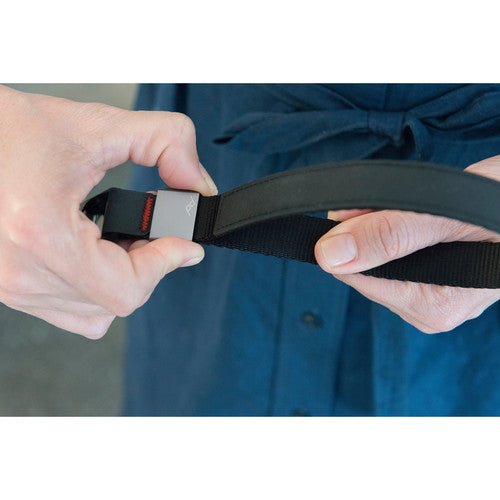 Peak Design Cuff Camera Wrist Strap (Black) - Secure & Comfortable DSLR/Mirrorless Camera Wrist Strap for Photographers - Perfect for Travel, Hiking & Outdoor Photography