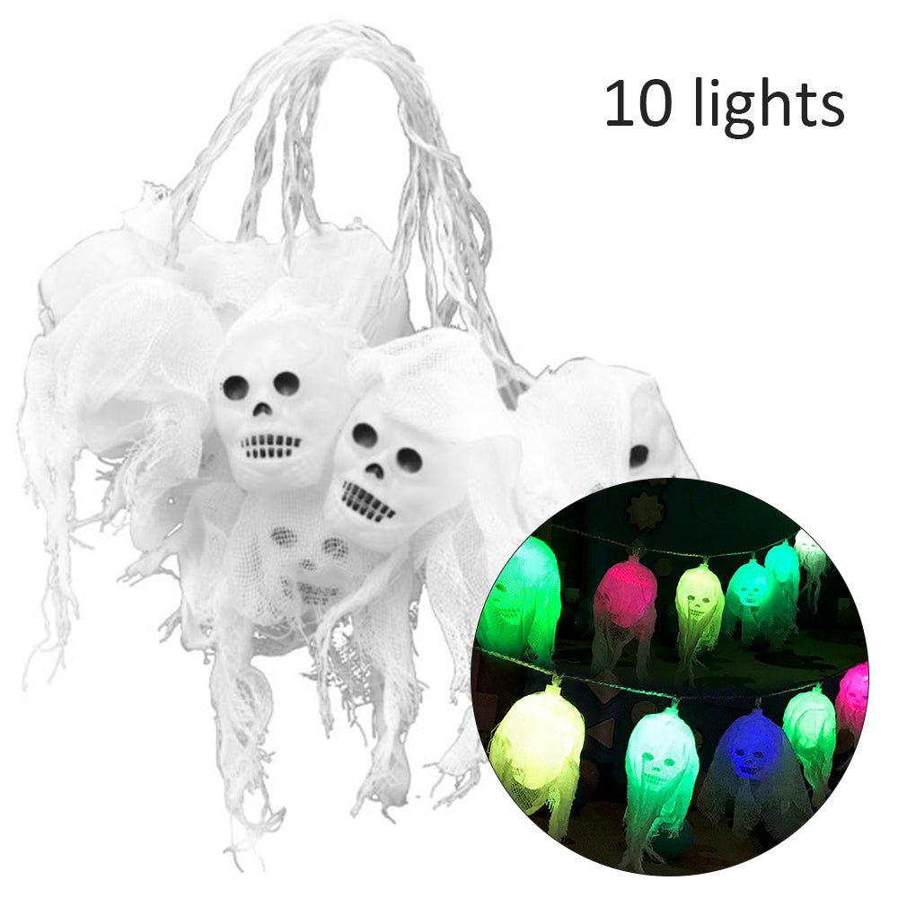 LED Halloween Lights - Spooky Decorative String Lights for Indoor & Outdoor Halloween Party Decorations