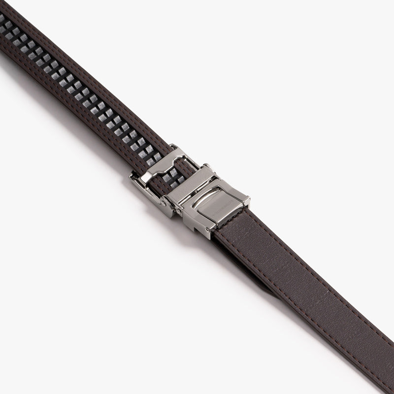 Slim Mocha Brown Leather Belt for Women - Stylish & Adjustable Waist Belt for Jeans, Dresses & Office Wear