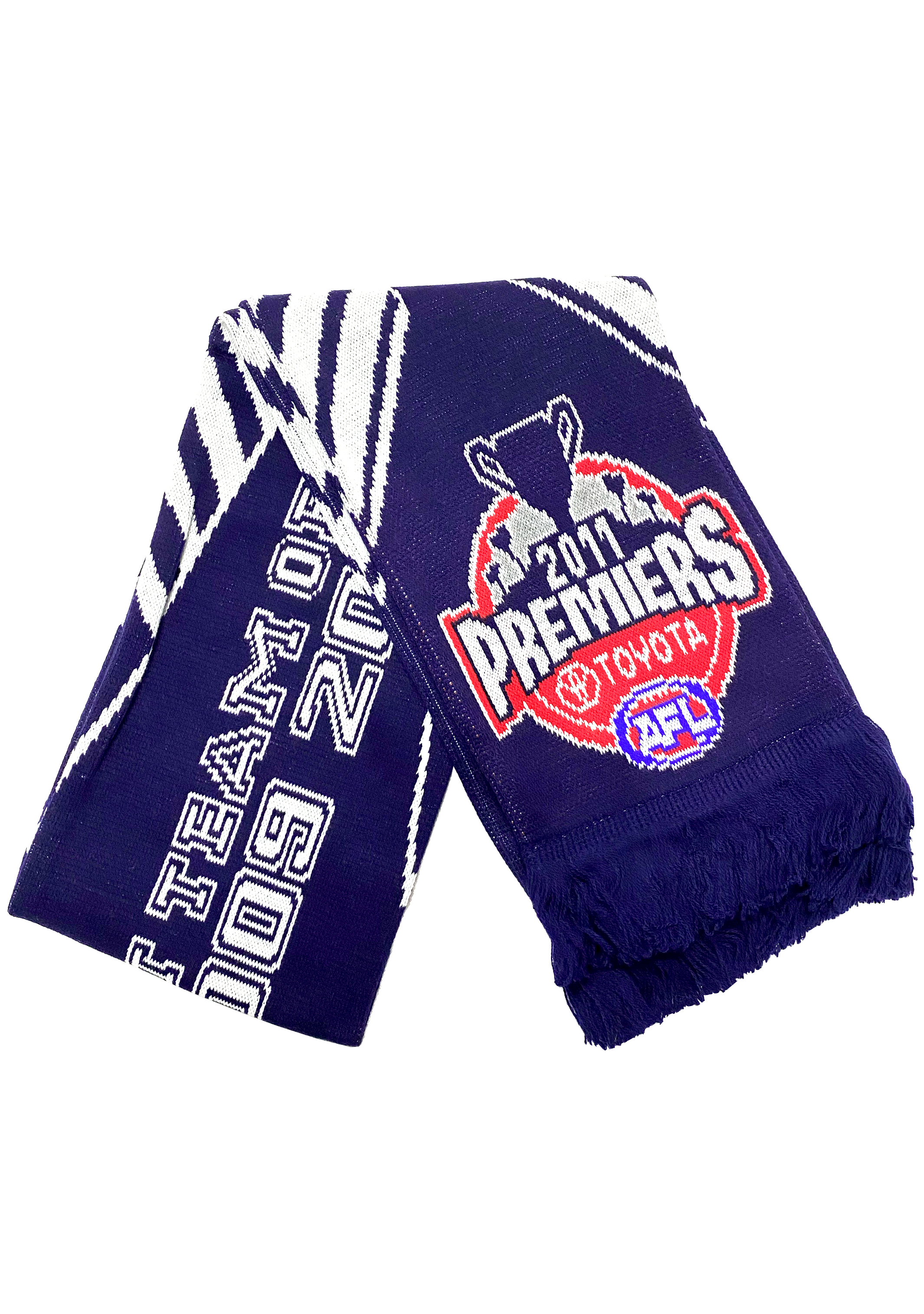 Burley Sekem Geelong Cats Jacquard Supporter Scarf SCGE4 - Premium Team Fan Accessory for AFL Games & Outdoor Events