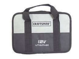 Craftsman Nextec 12V Cordless Power Tool Tote Bag - Heavy Duty Storage Organizer for Drills, Saws & Accessories - Perfect for Job Sites, Workshops & DIY Projects