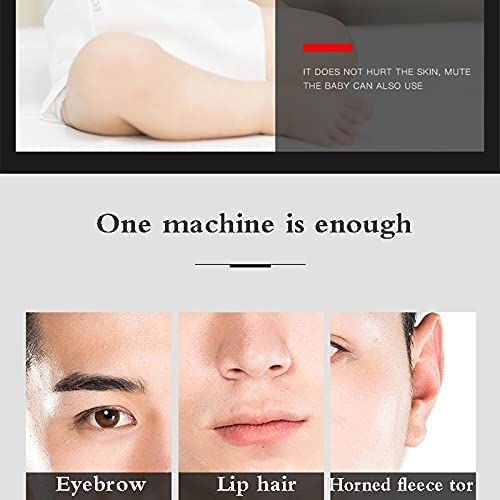 Women's Electric Hair Trimmer Clipper - Portable Eyebrow & Body Hair Shaver for Smooth Shaving & Grooming at Home or Travel | Perfect for Ladies' Personal Care & Styling