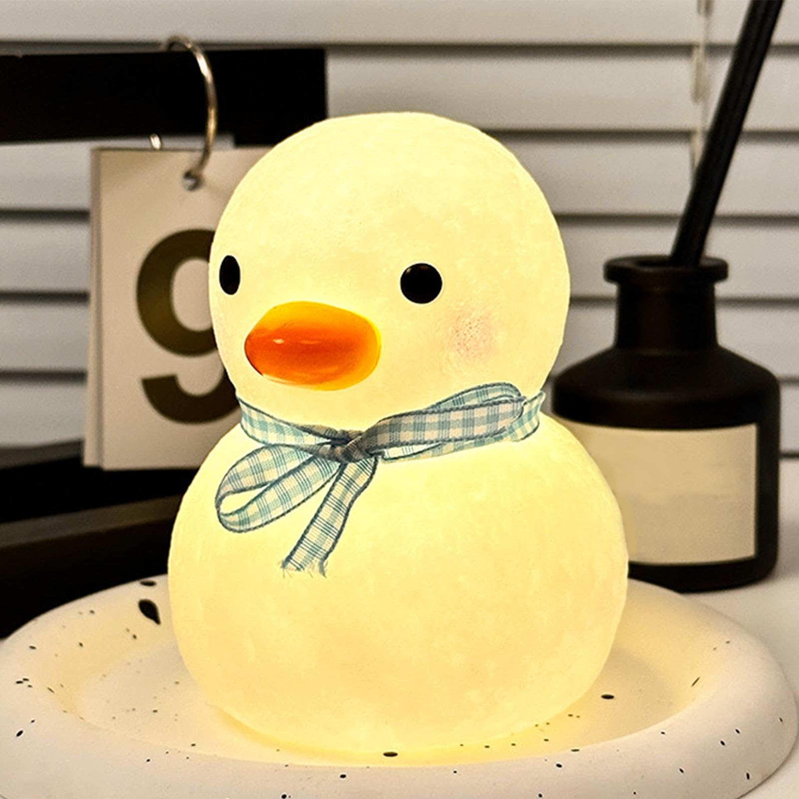 Adorable Silicone Night Light - Soft Glow Desk Lamp for Kids Room, Bedroom, Nursery & Study | Decorative LED Nightlight for Sleep, Reading & Relaxation | Perfect Gift for Children & Babies
