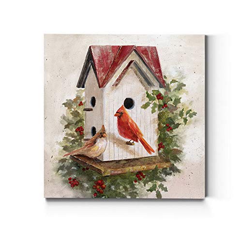 Cardinals & Birdhouse