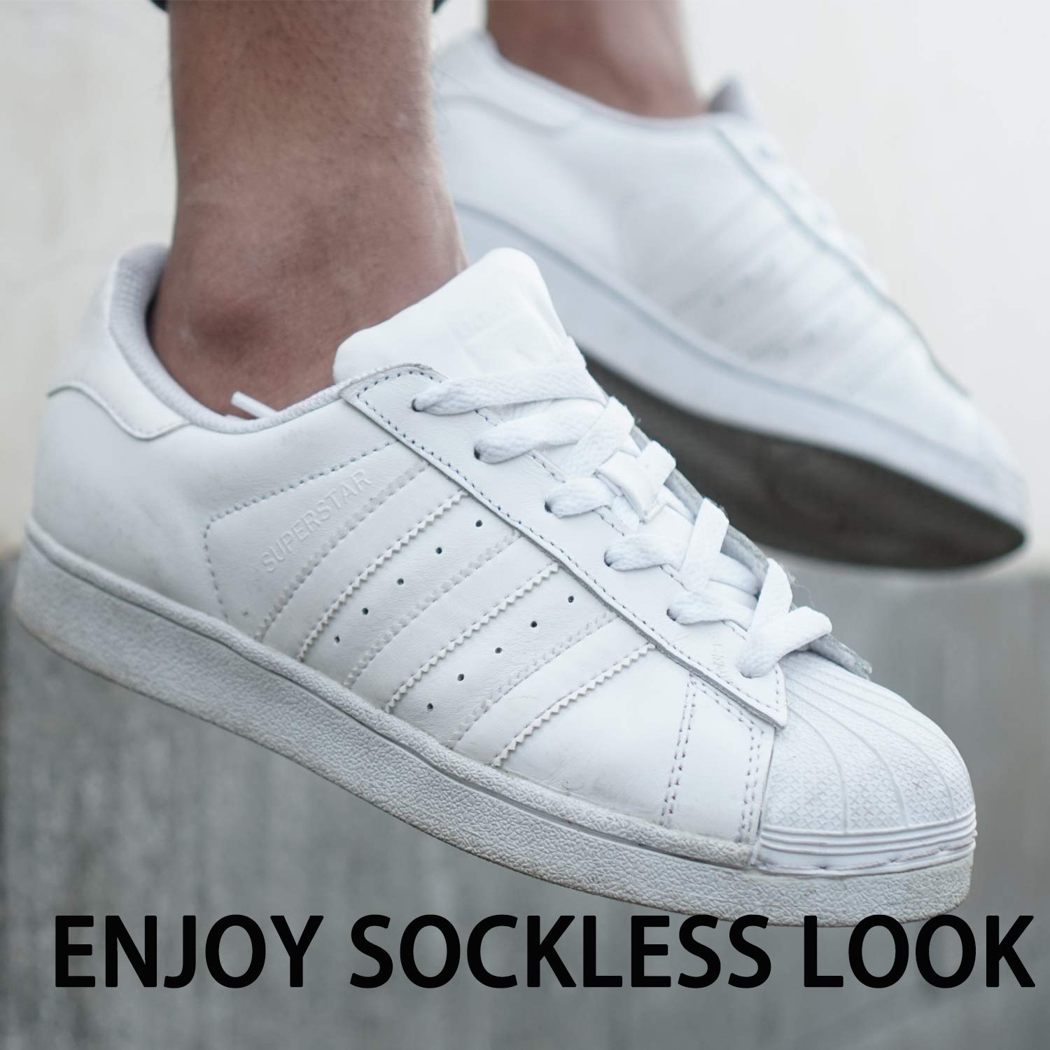 WHISPER DEER No Show Socks for Men - Invisible Low Cut Loafer & Sneaker Socks with Non-Slip Grip - Perfect for Dress Shoes, Loafers and Casual Wear