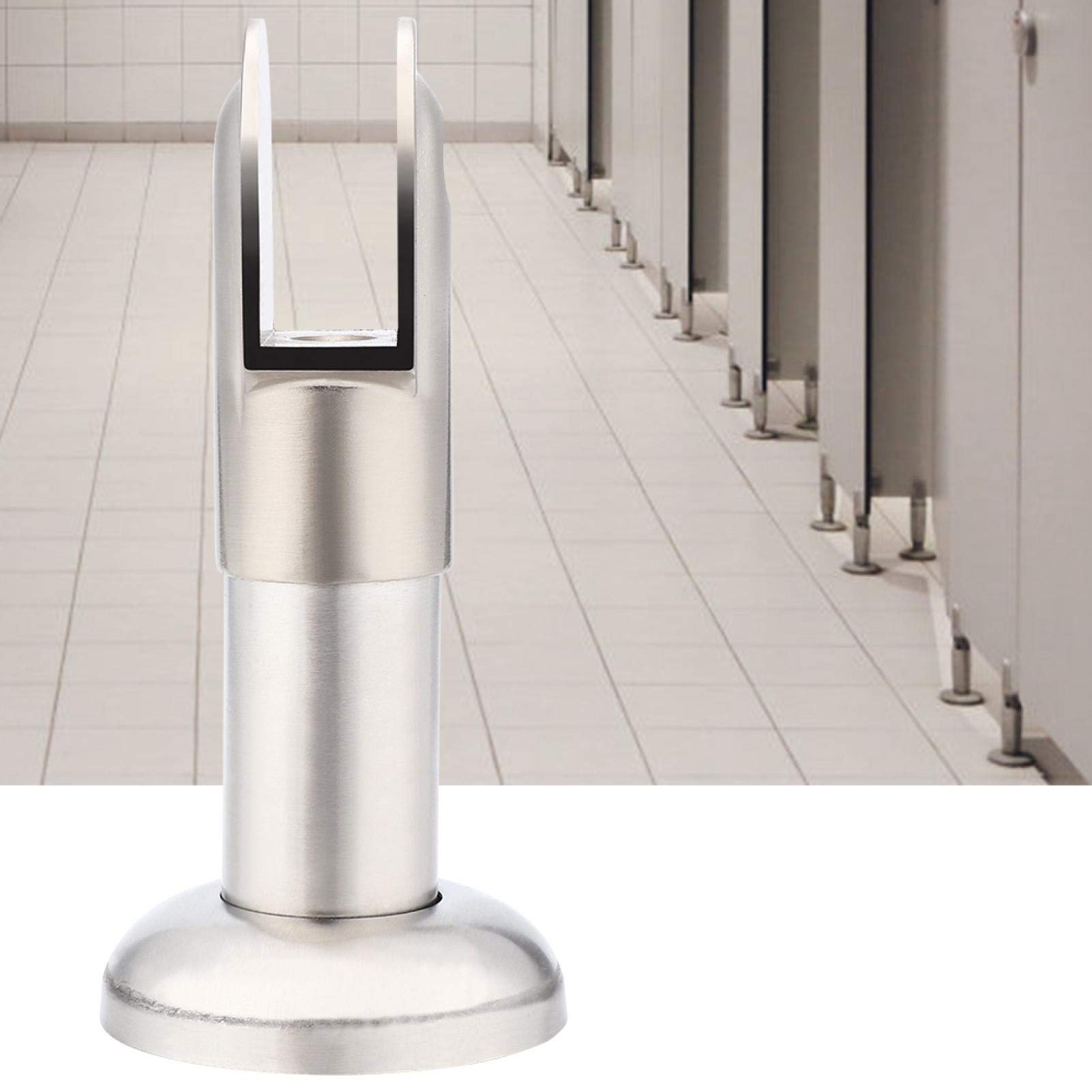 Stainless Steel Toilet Partition Bracket - Adjustable Bathroom Hardware Accessories for Public Restrooms | Durable Splint Bracing Foot for Commercial Toilets & Washrooms | Ideal for High-Traffic Restroom Installations