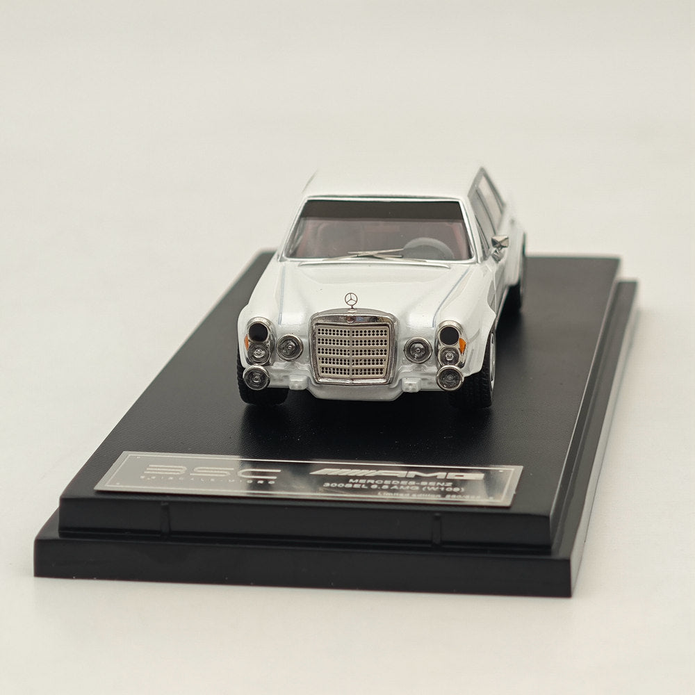 1:64 Mercedes Benz 300SEL W109 AMG White Diecast Car Model - Collectible Toy Car for Adults & Kids - Perfect for Display, Gifts, and Car Enthusiast Collections