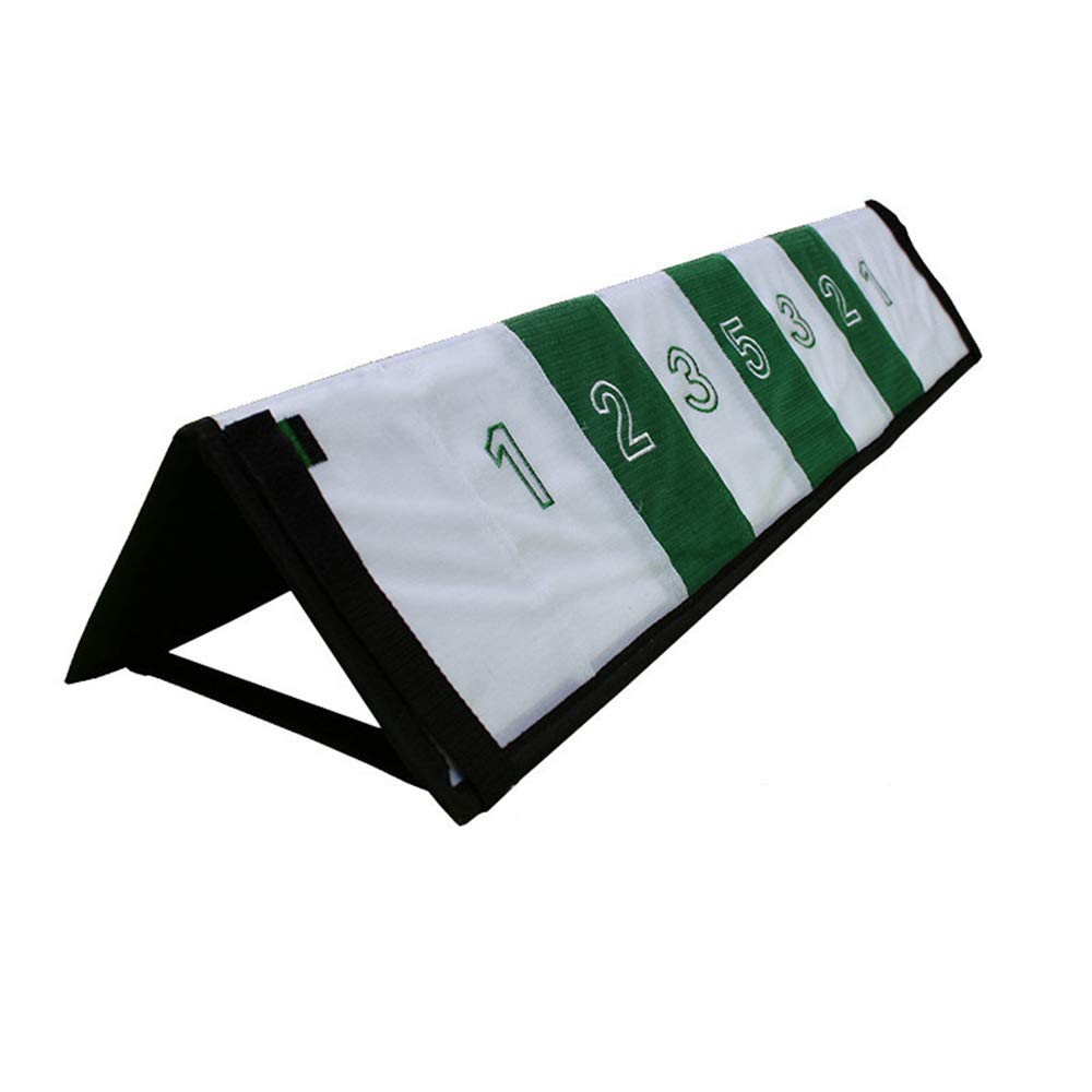 RLQ Golf Triangle Target - Double Sided Portable & Foldable Golf Practice Aid for Backyard Training | Perfect Golf Gift for Men | Ideal for 2 Players Simultaneous Practice | Great for Driving Range, Backyard Drills & Outdoor Training