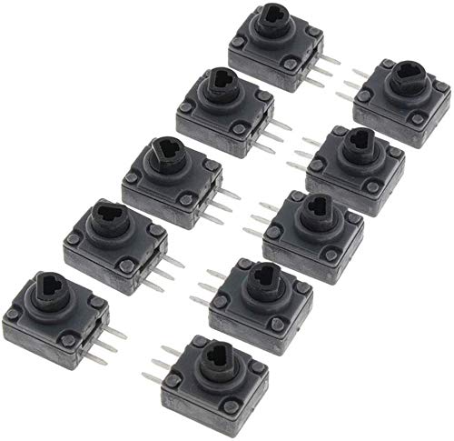 10pcs LT RT Micro Switch Button Potentiometer Replacement for Xbox 360 Controller Repair - Compatible with Xbox 360 Gamepad, DIY Fix for Stick Drift & Trigger Issues - Perfect for Gaming Enthusiasts & Home Repair