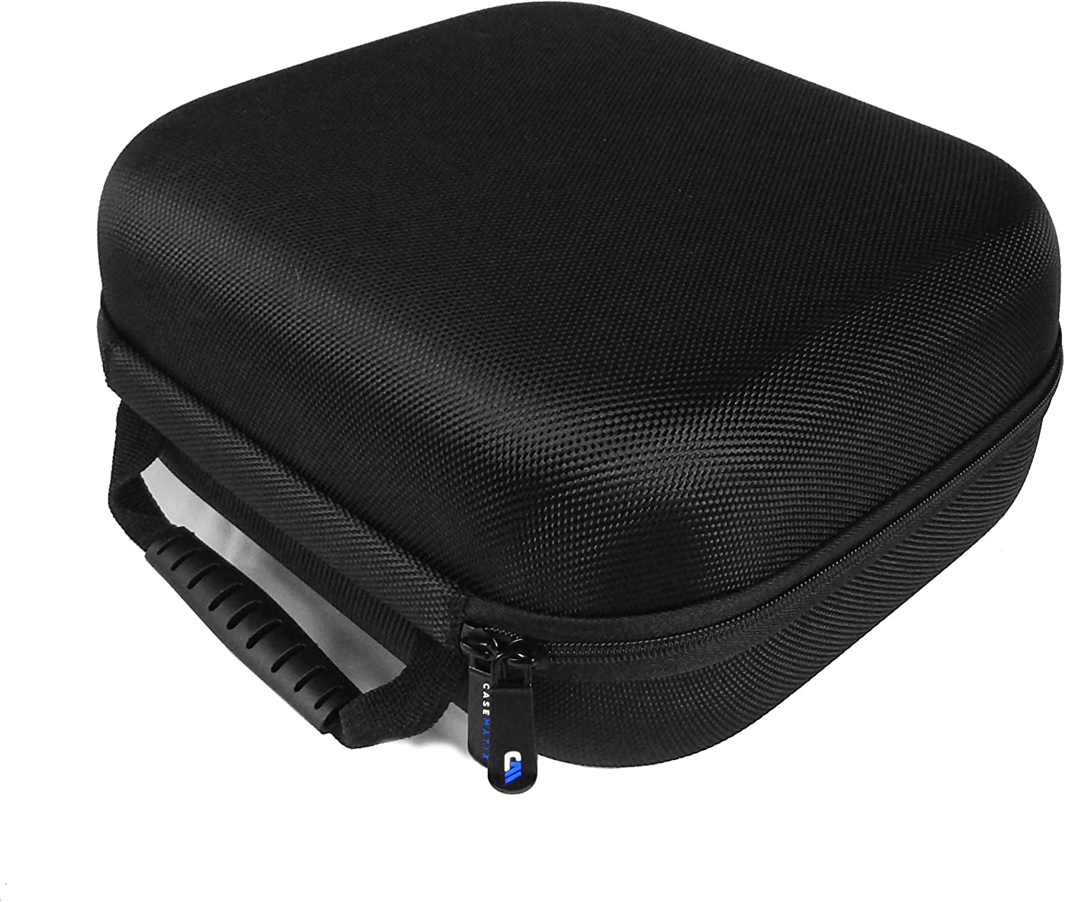 CASEMATIX Hard Shell Binocular Case with Foam Interior - Durable Travel Binocular Storage with Reinforced Zippers, Rubber Handle & Accessory Pouch - Perfect for Hiking, Bird Watching & Outdoor Adventures