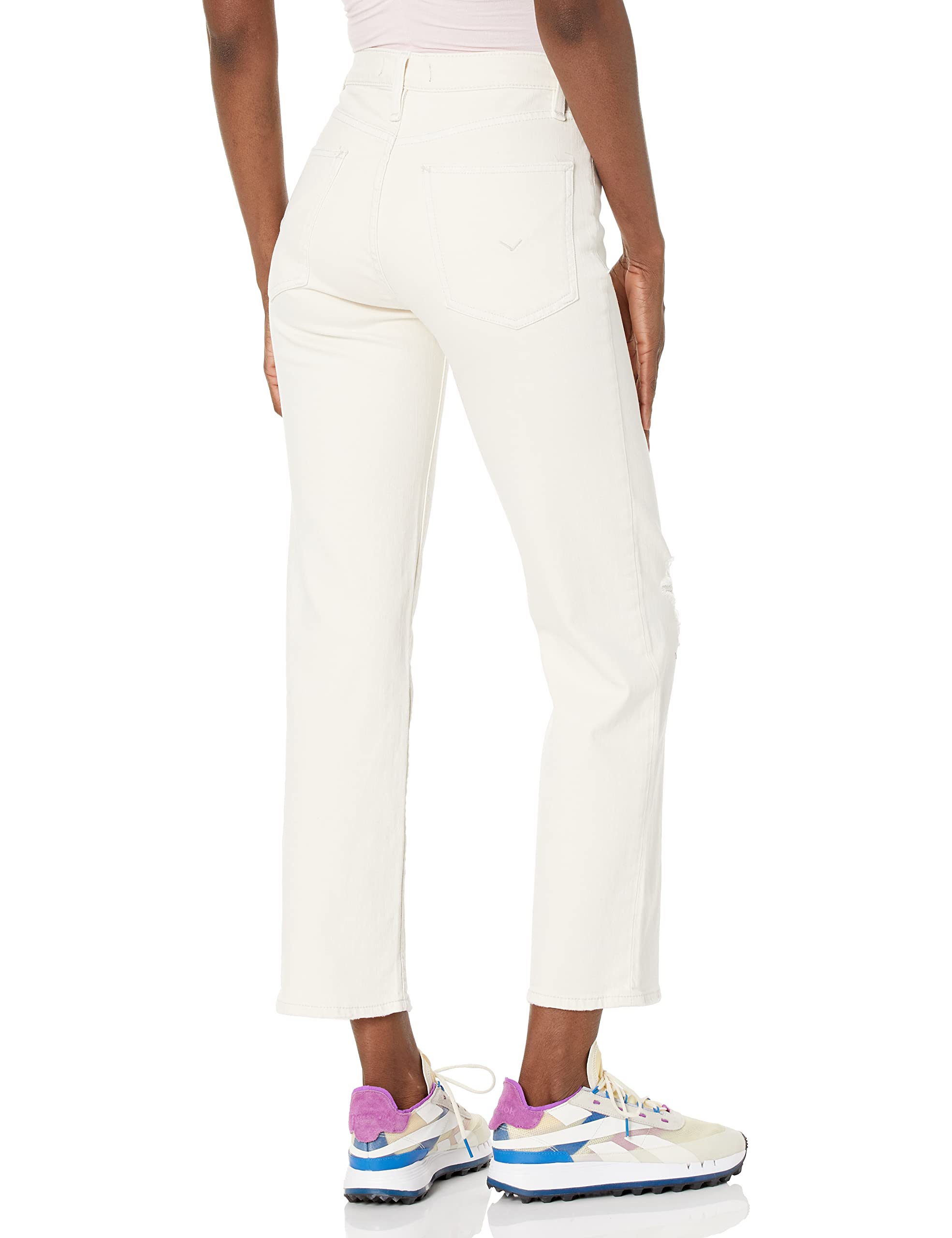 HUDSON Women's Remi High Rise Cropped Straight Leg Jeans - Stylish Comfort for Casual Outings, Work & Weekend Wear