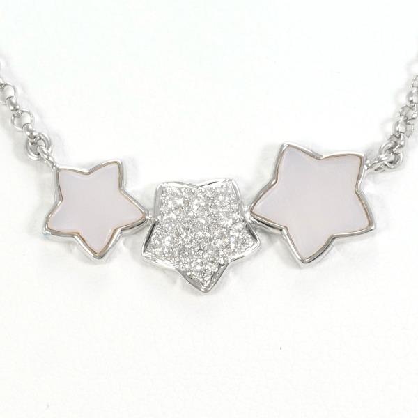 18K White Gold Diamond Necklace for Women - Elegant Dainty Pendant Jewelry Gift for Anniversary, Valentine's Day & Special Occasions