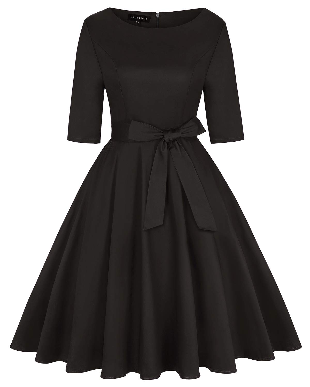Vintage 1950s Rockabilly Swing Dress for Women - Retro Cocktail Party & Prom Dress with Pockets | Perfect for 50s Themed Parties, Date Nights & Swing Dancing