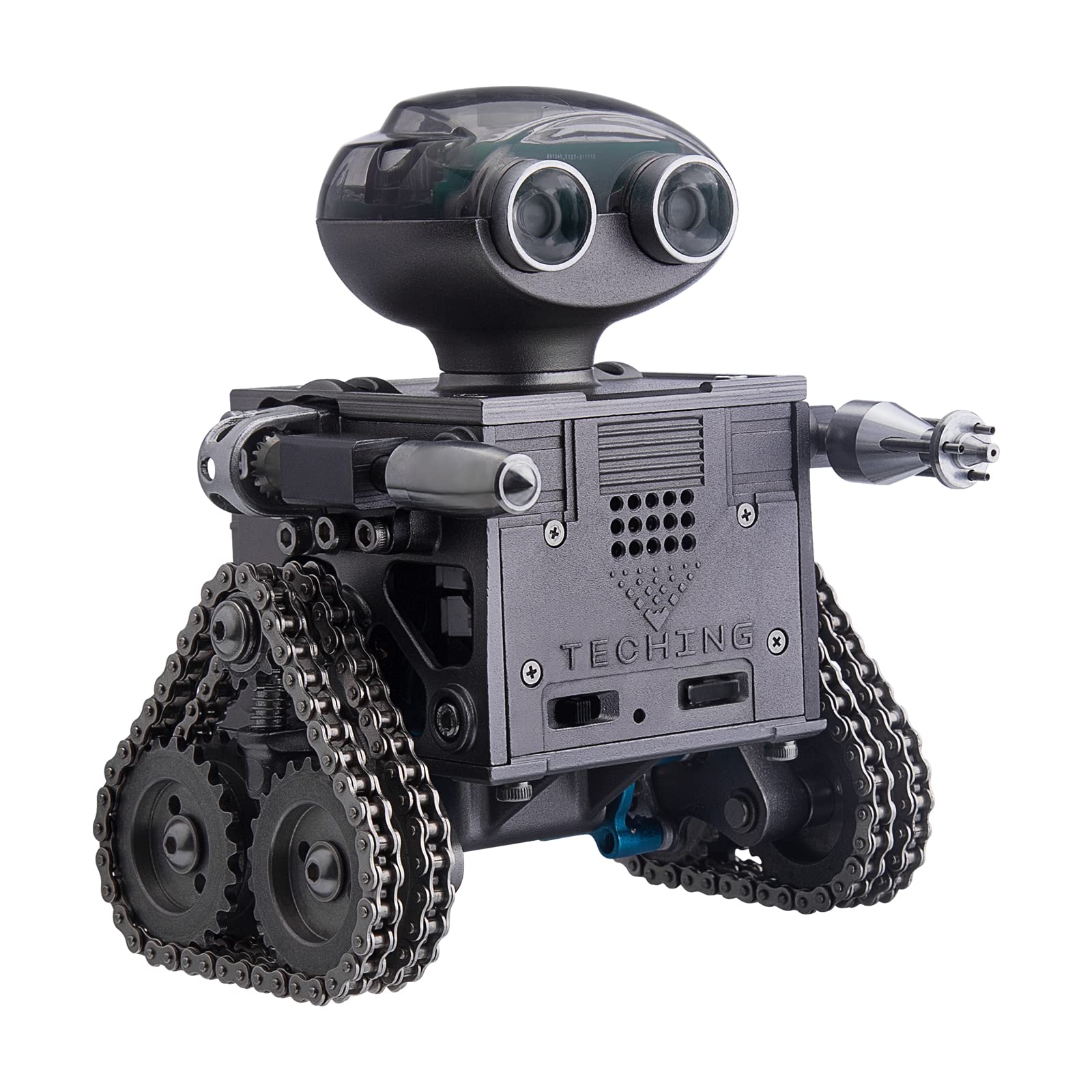 ENGINEDIY TECHINGDIY Metal Model Remote Control Electric Robot Kit - STEM Educational Science Toy for Kids & Adults - Build & Play for Learning & Fun