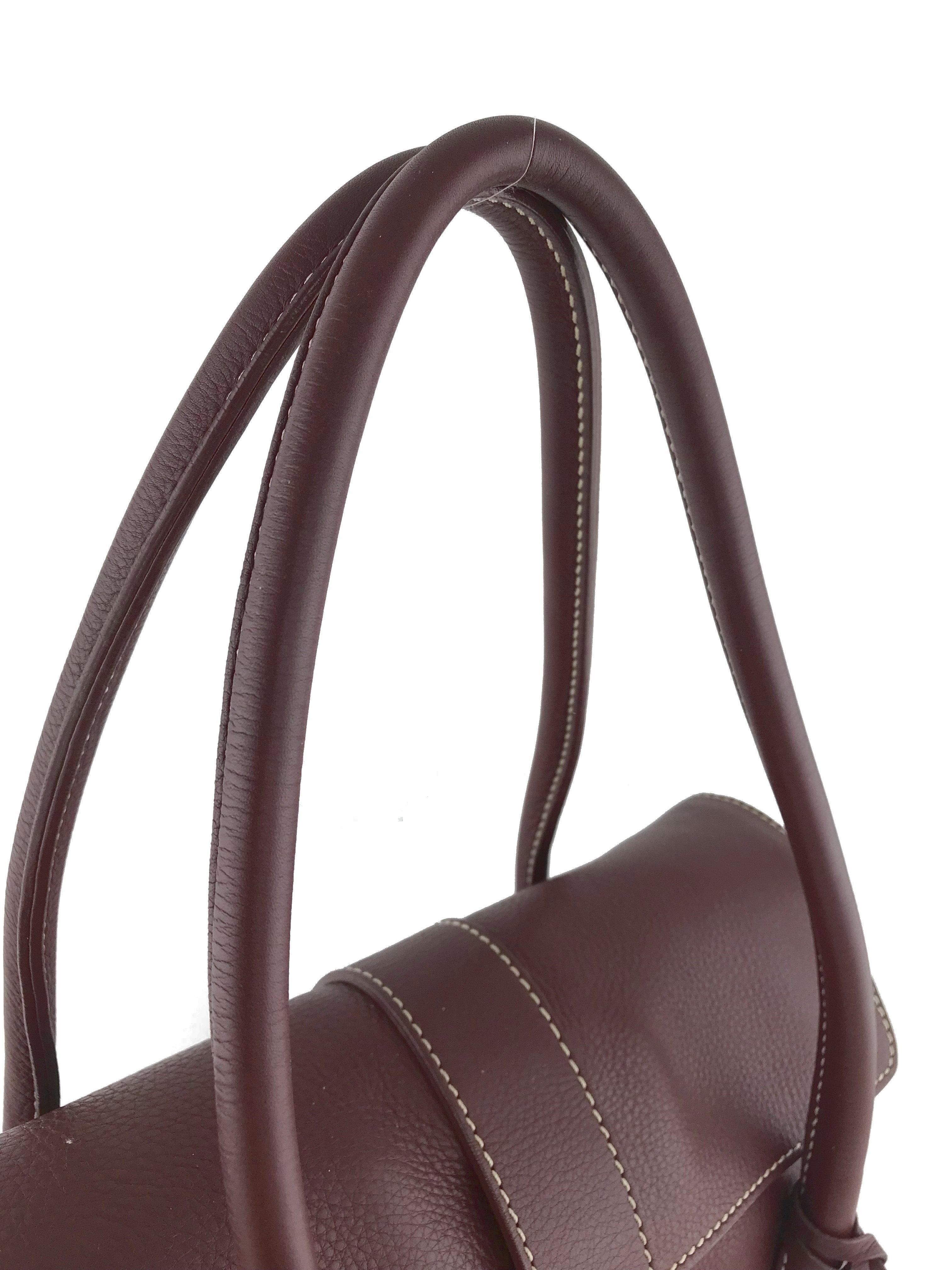 Luxury Loro Piana Leather Dandy Bag for Women | Premium Italian Designer Handbag | Perfect for Work, Travel & Evening Events