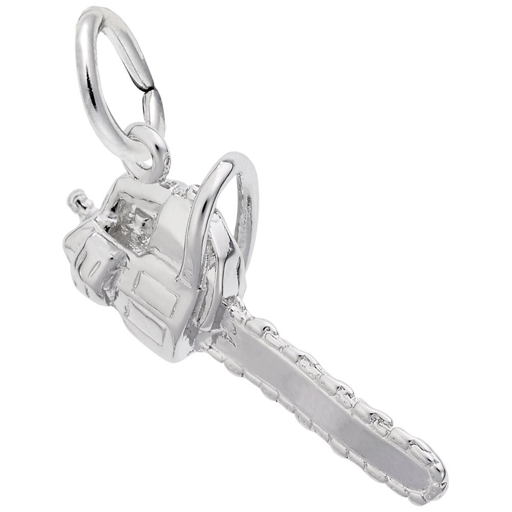 Chainsaw Charm Pendant - Dainty Jewelry for Bracelets & Necklaces - Perfect for DIY Jewelry Making, Gifts, and Everyday Wear