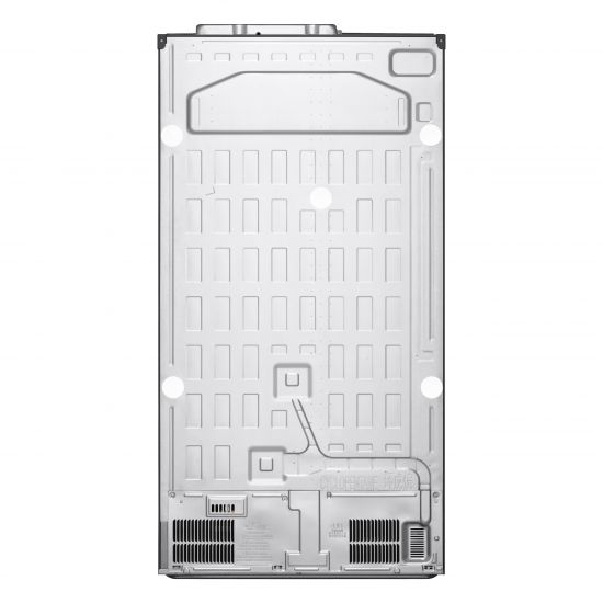 LG GS-VB655MBL 655L Side by Side Refrigerator with InstaView Door-in-Door - Energy Efficient Stainless Steel Smart Fridge for Modern Kitchen & Large Family Storage