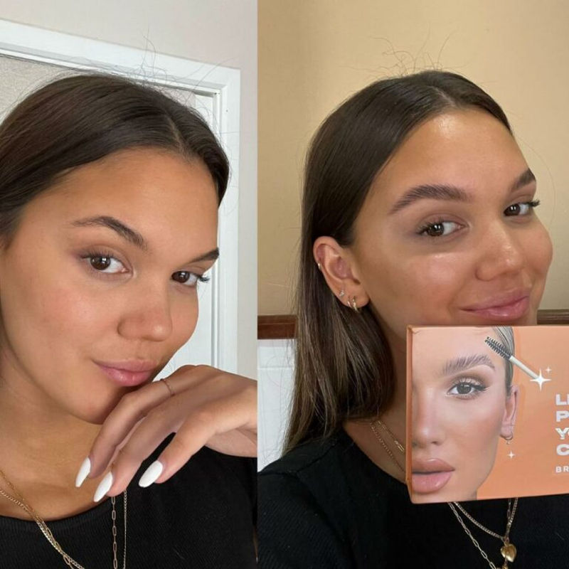 Professional Tidal DIY Brow Lamination Kit for Eyebrow Styling & Shaping - At-Home Salon Quality Eyebrow Lift & Tint Kit for Natural Fuller Brows (Great for Parties, Weddings & Special Occasions)