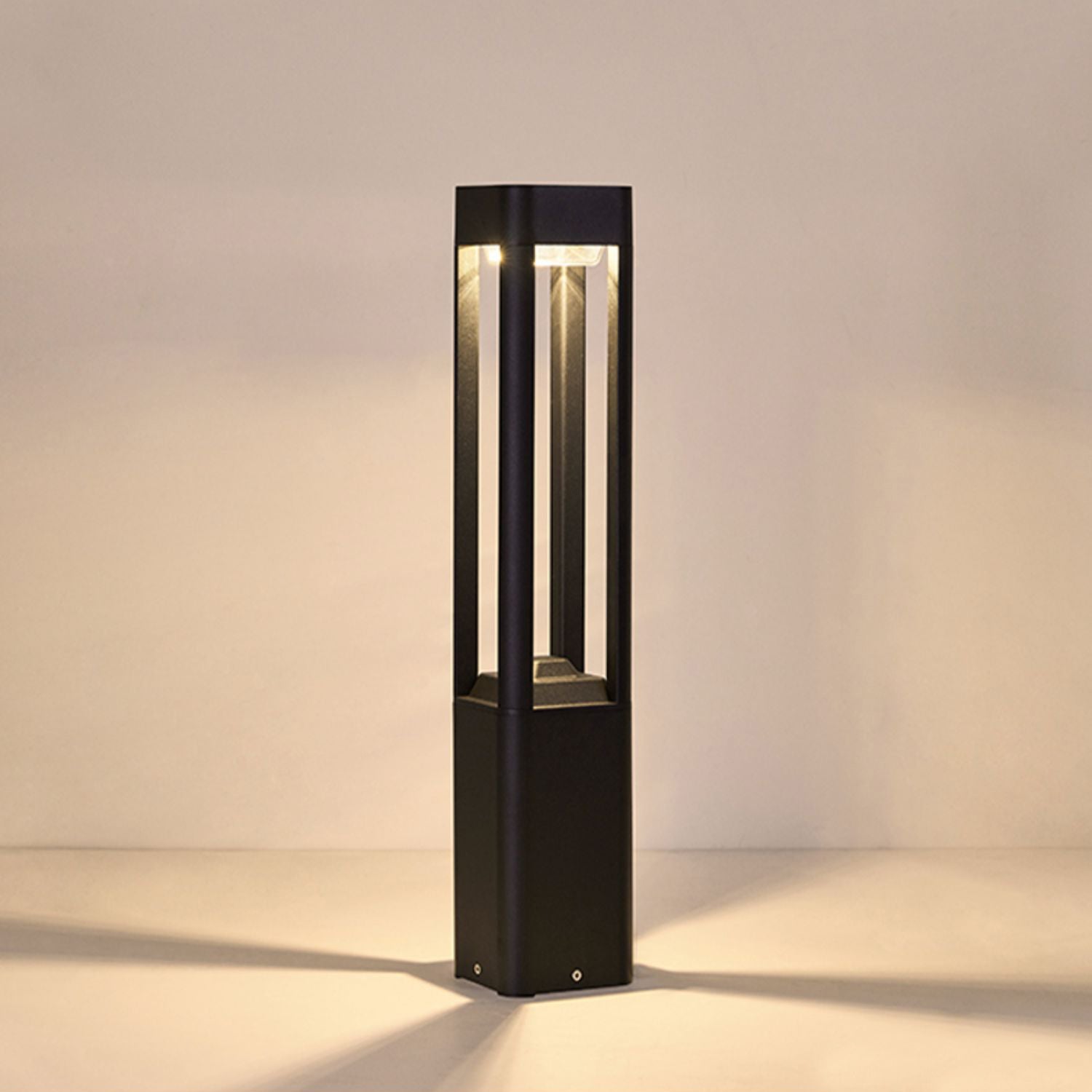 Outdoor Rectangular Column Garden Light - Waterproof LED Landscape Lighting for Patio, Yard, and Pathway Decor