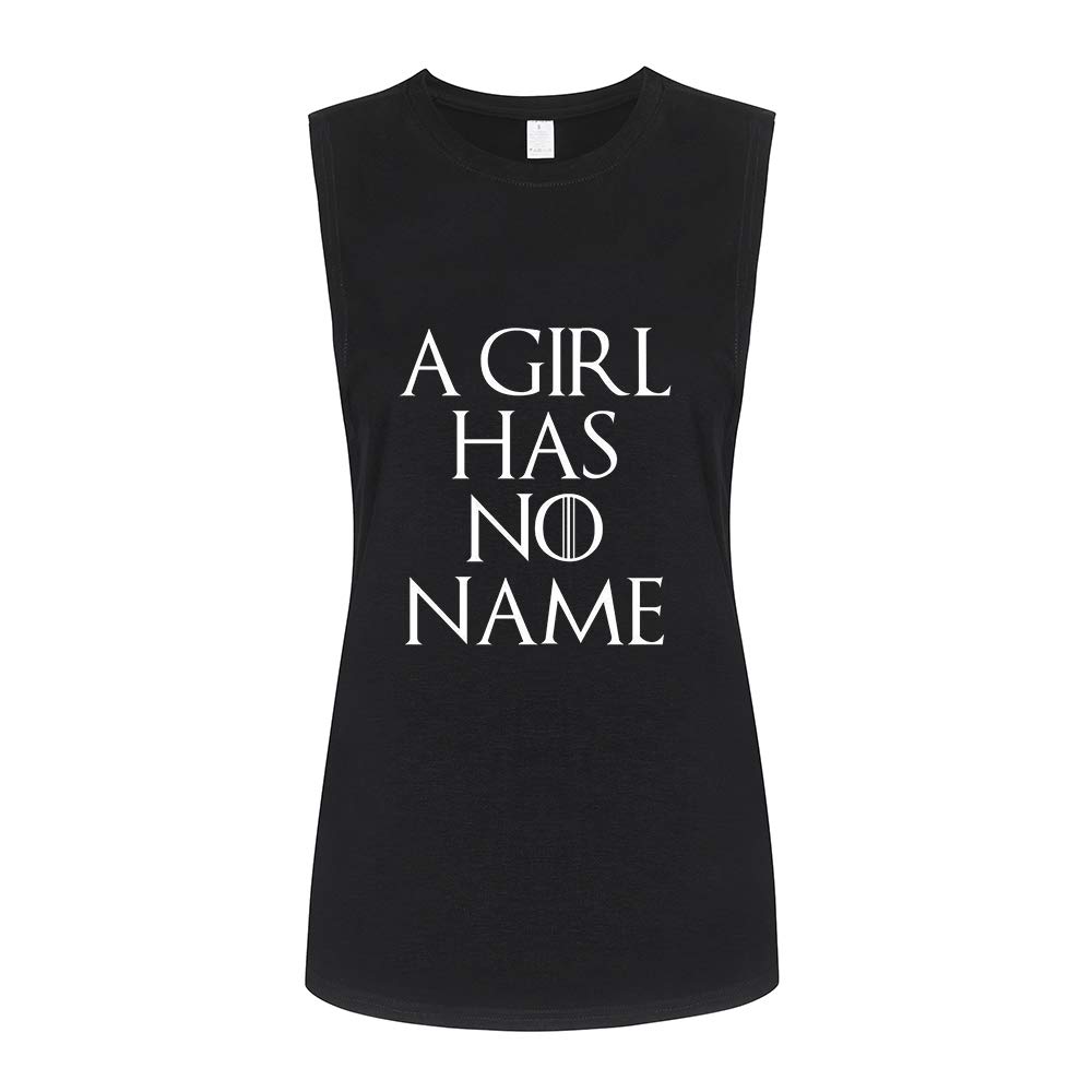 FANNOO Women's Workout Muscle Tank Tops - Game of Thrones Inspired Funny Gym Shirts for Crossfit & Training | Sleeveless Athletic Wear for Women's Fitness & Casual Outfits