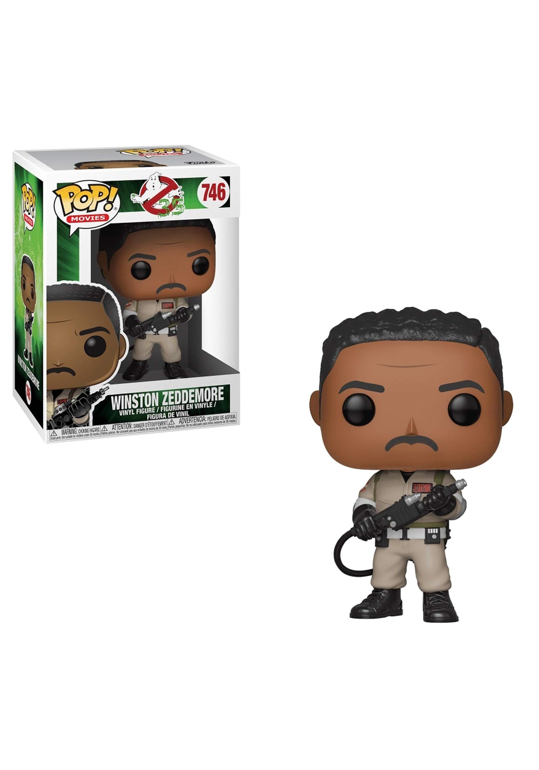 Funko Pop! Ghostbusters Winston Zeddemore Vinyl Collectible Figure - Official Merchandise Gift Idea for Kids & Adults - Perfect for Movie Fans & Collectors - Display for Home, Office or Pop Culture Collections