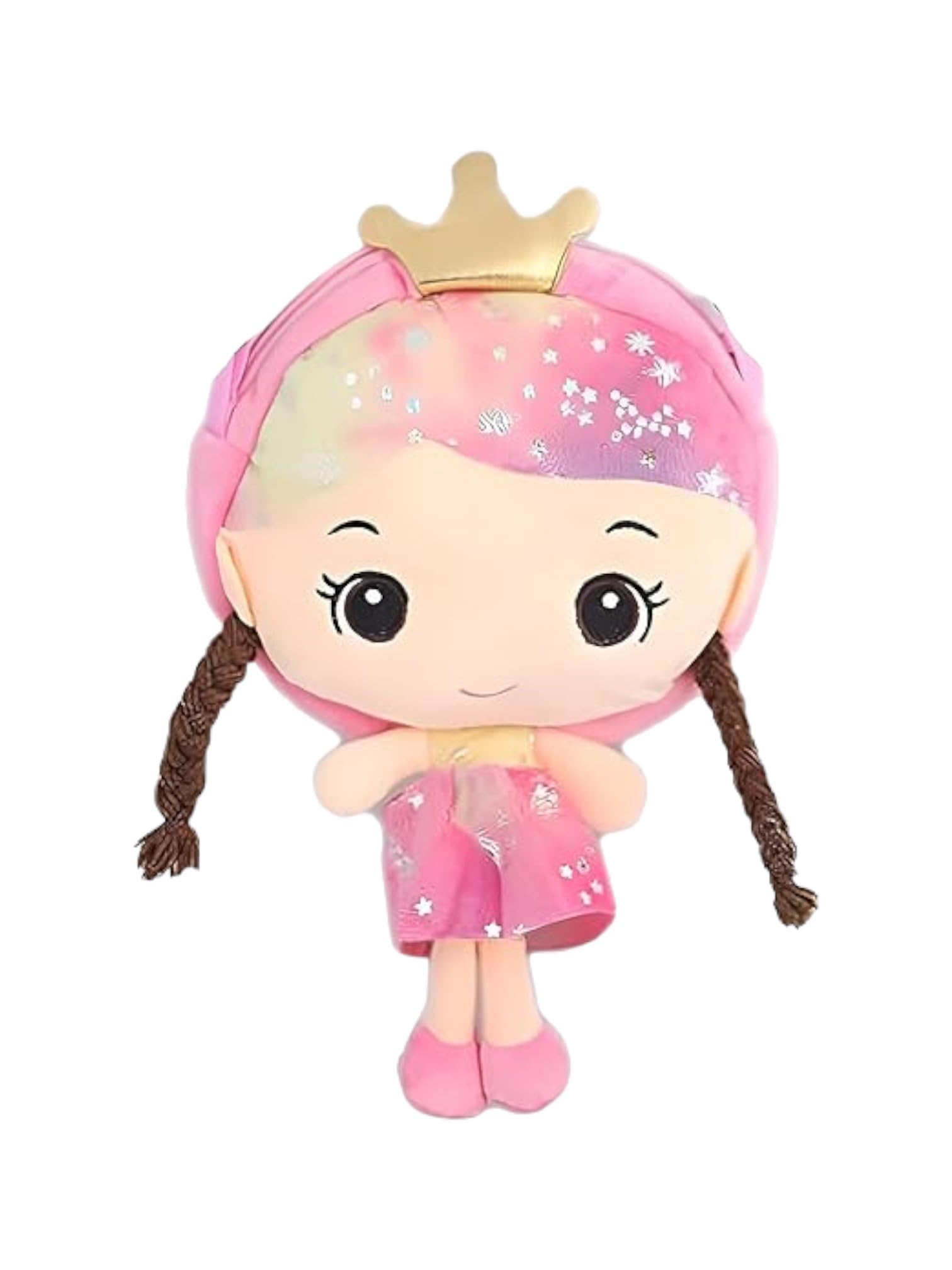 Cheerful Companion Doll-Shaped Messenger Bag for Teen Girls - Bright & Beautiful Small Crossbody Bag (30x18cm) - Perfect for School, Travel & Everyday Use