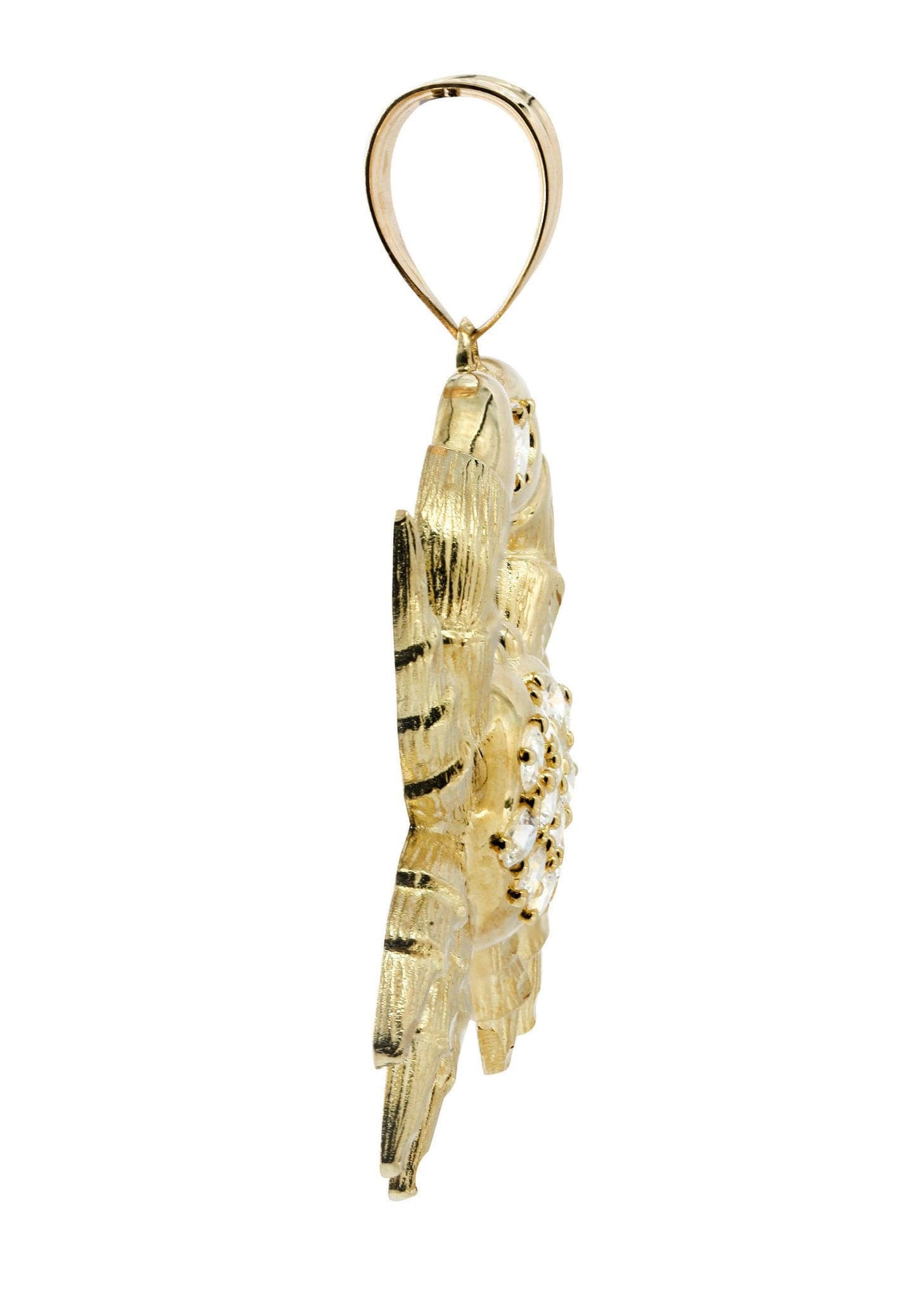 10K Gold Crab Pendant - 20.5 Grams Elegant Jewelry for Women - Perfect Gift for Birthday, Anniversary & Beach-Themed Occasions