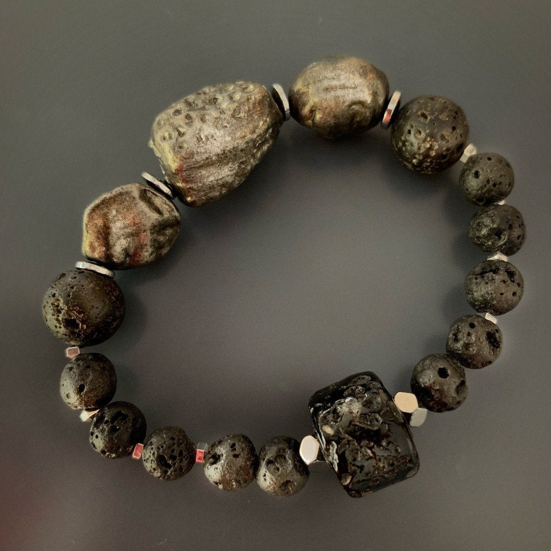 Vintage Tibetan Silver Bracelet for Women - Handmade Ethnic Boho Jewelry - Perfect for Festivals, Weddings & Boho Fashion