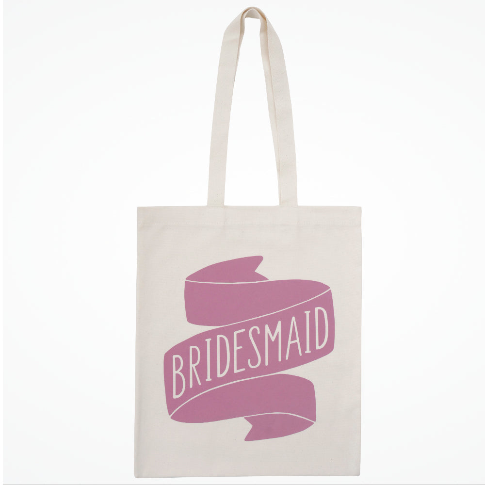 Elegant Rose Bridesmaid Tote Bag - Perfect for Weddings, Bridal Showers & Bachelorette Parties