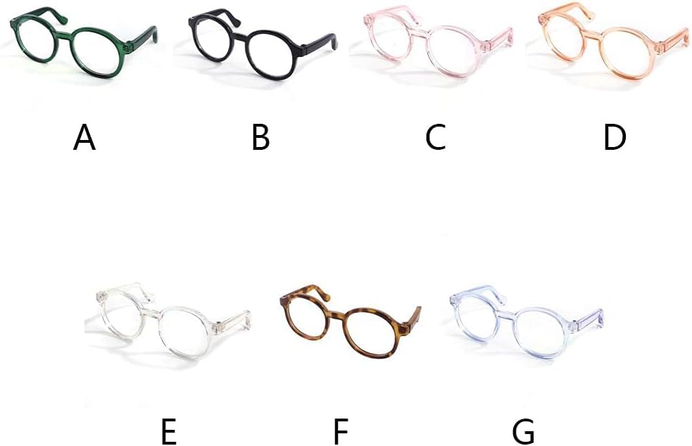Cute Pet Sunglasses for Dogs & Cats - Clear Lens Retro Style for Cosplay & Photos