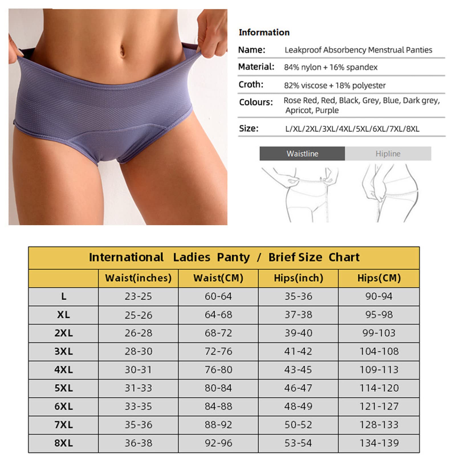 Women's Cotton Bikini Underwear 5-Pack - Soft Breathable Panties for Everyday Comfort - Perfect for Work, Travel & Lounge Wear
