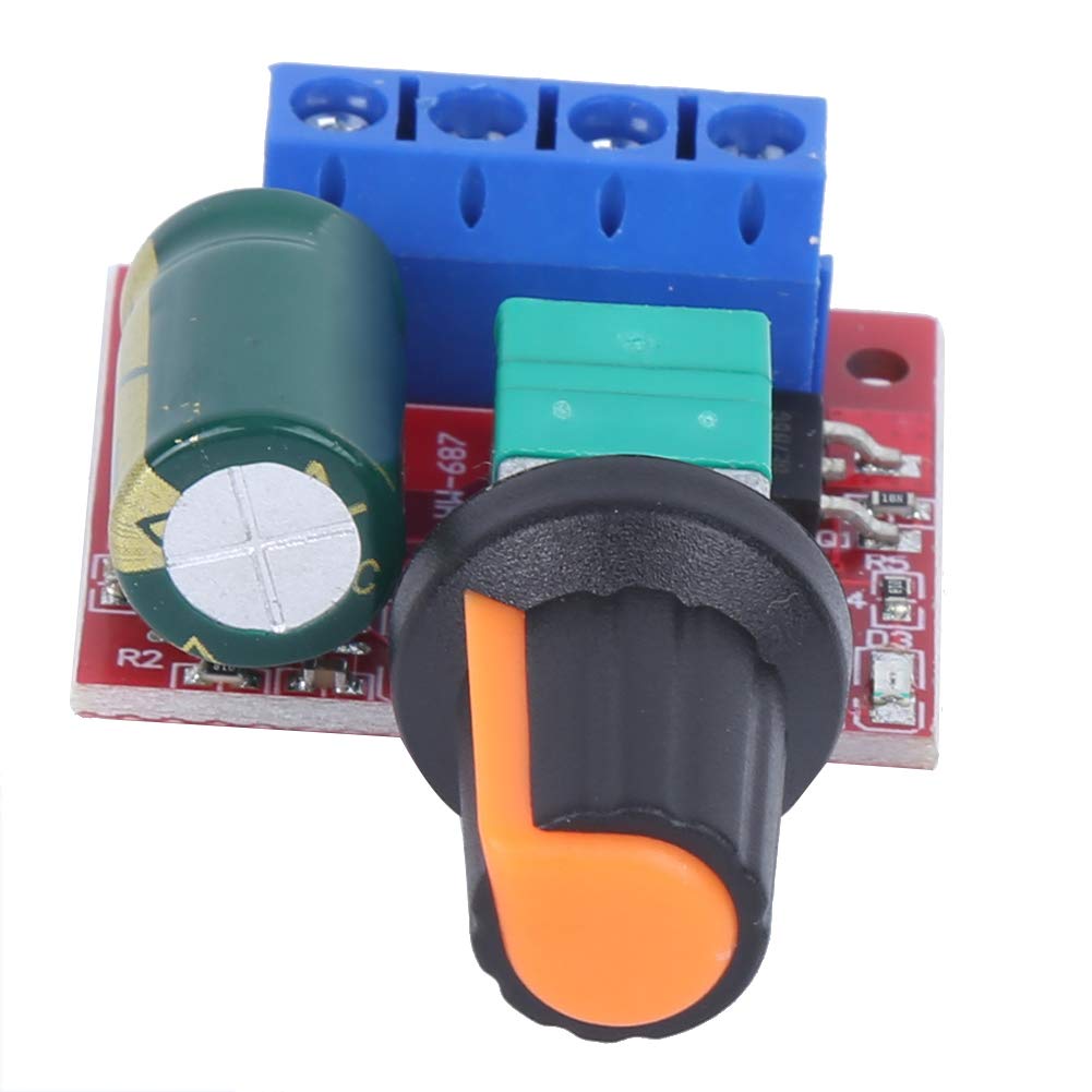 Adjustable PWM DC Motor Speed Controller 4.5V-28V - Reliable & Durable Electrical Equipment for DIY Projects, Robotics, and Household Appliances