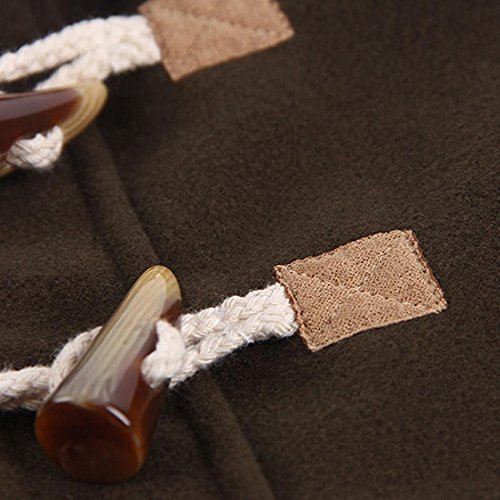 Warm Hooded Wool Jacket for Boys and Girls - Cozy Winter Outerwear for Kids Outdoor Play & School Activities