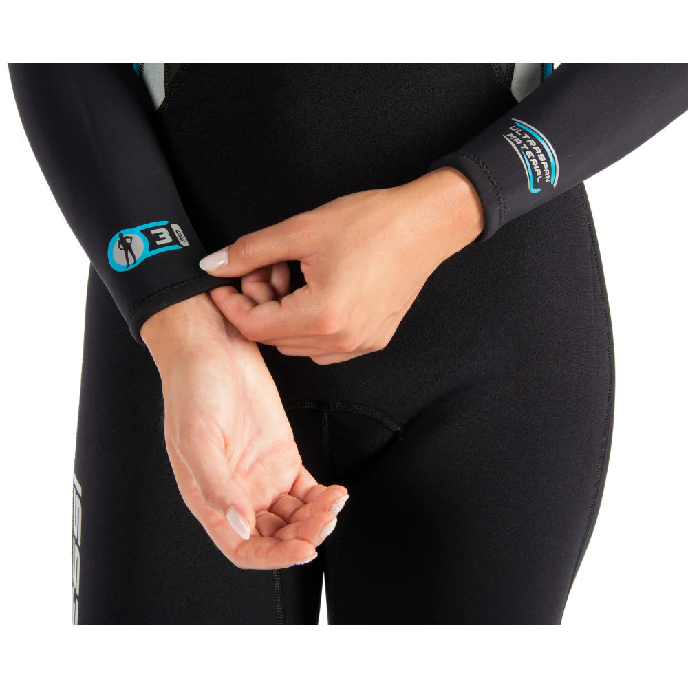 Cressi Morea 3mm Women's Wetsuit - Snorkeling, Scuba Diving & Water Sports for Comfortable Warmth
