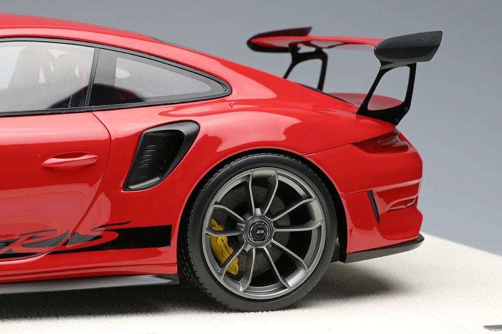 EIDOLON 1:18 Scale Porsche 911 (991.2) GT3 RS 2018 Diecast Model Car - Guards Red - Collectible Sports Car for Display & Gift